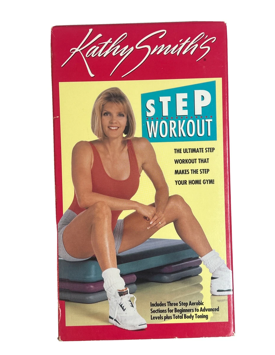 Kathy Smith Step Workout VHS Rare Aerobics 1992 Media Films