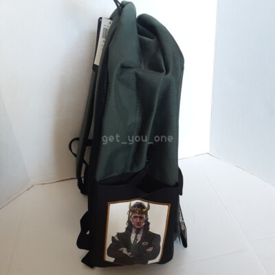 NWT Marvel Loki Glorious Purpose Backpack Bag Green 12.5 display picture 2