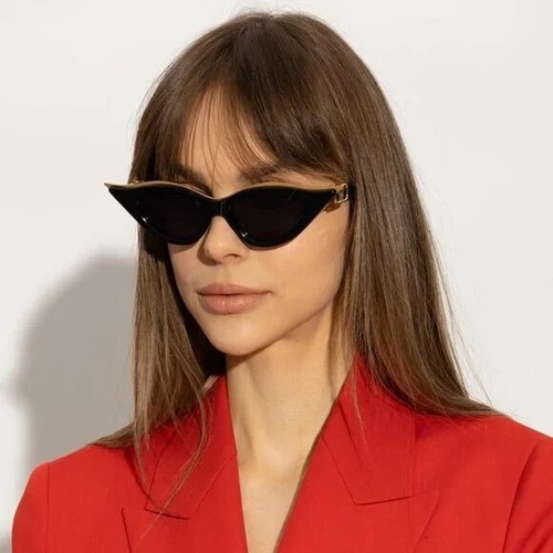 NEW VALENTINO V-GOLDCUT-II BLACK WOMEN VALENTINO VLS-114A SUNGLASSES - 第 5/12 張圖片