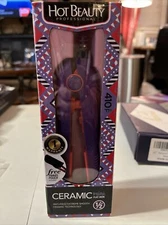 Hot Beauty Prof Ceramic Mini Flat Iron 1/2" Anti-Frizz Extreme Smooth Violet