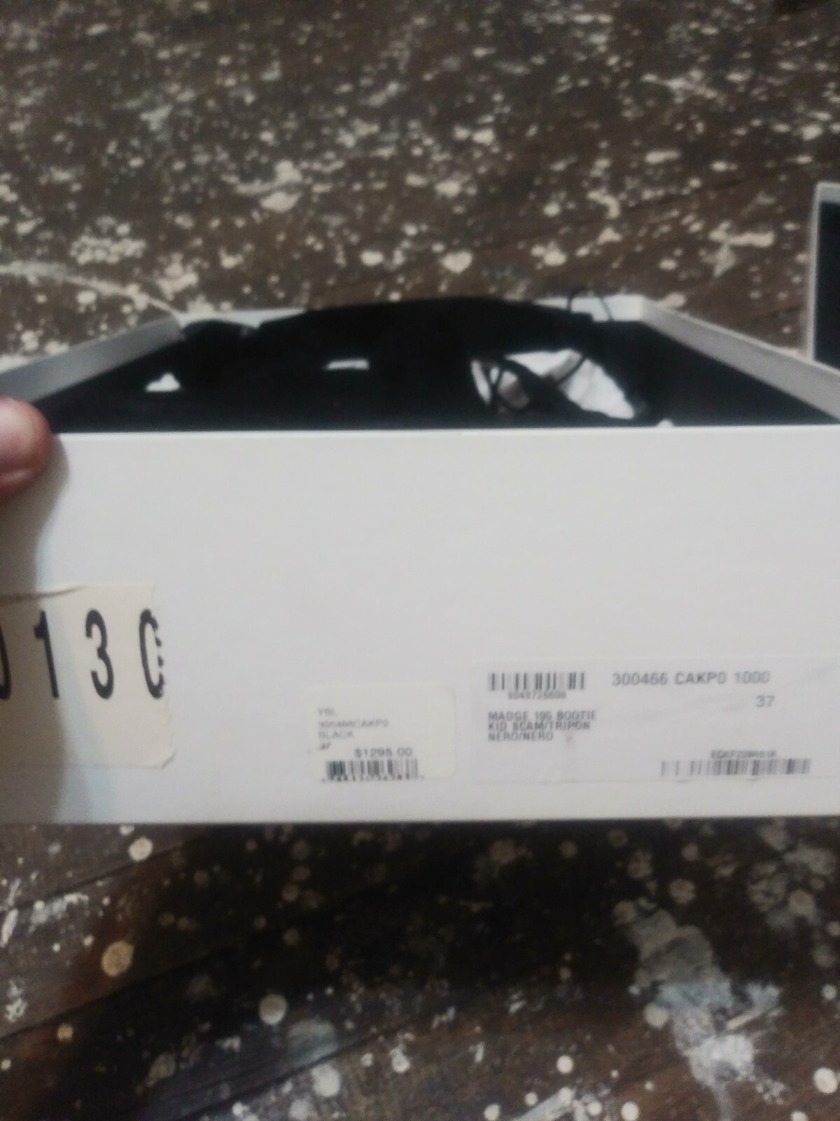 Stivali Stivaletti Saint Laurent Oro Nero Ysl Madge 105 In perfette condizioni Msrp 1295 Rive Sinistra