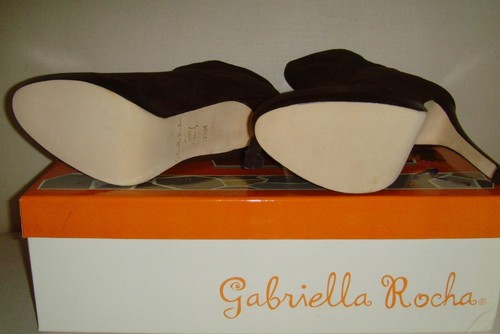 GABRIELLA ROCHA Brown Suede Ankle Boots - Picture 10 of 10