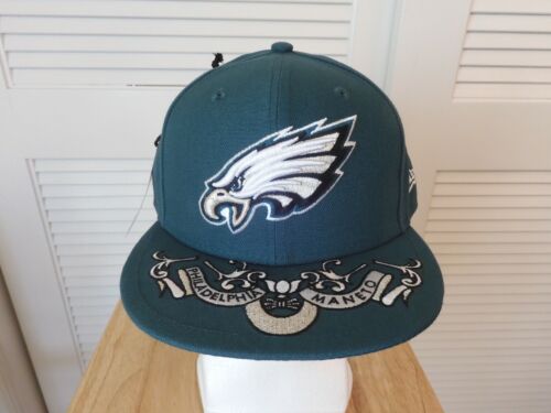 Cappello Draft Philadelphia Eagles New Era 59Fifty 2019 7 5/8 NFL nuovo con etichette