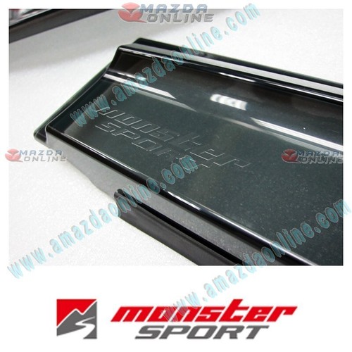 Monster Sport Clip-on Type Smoke Window Visors fits Suzuki Jimny Sierre JB74 - Picture 5 of 6