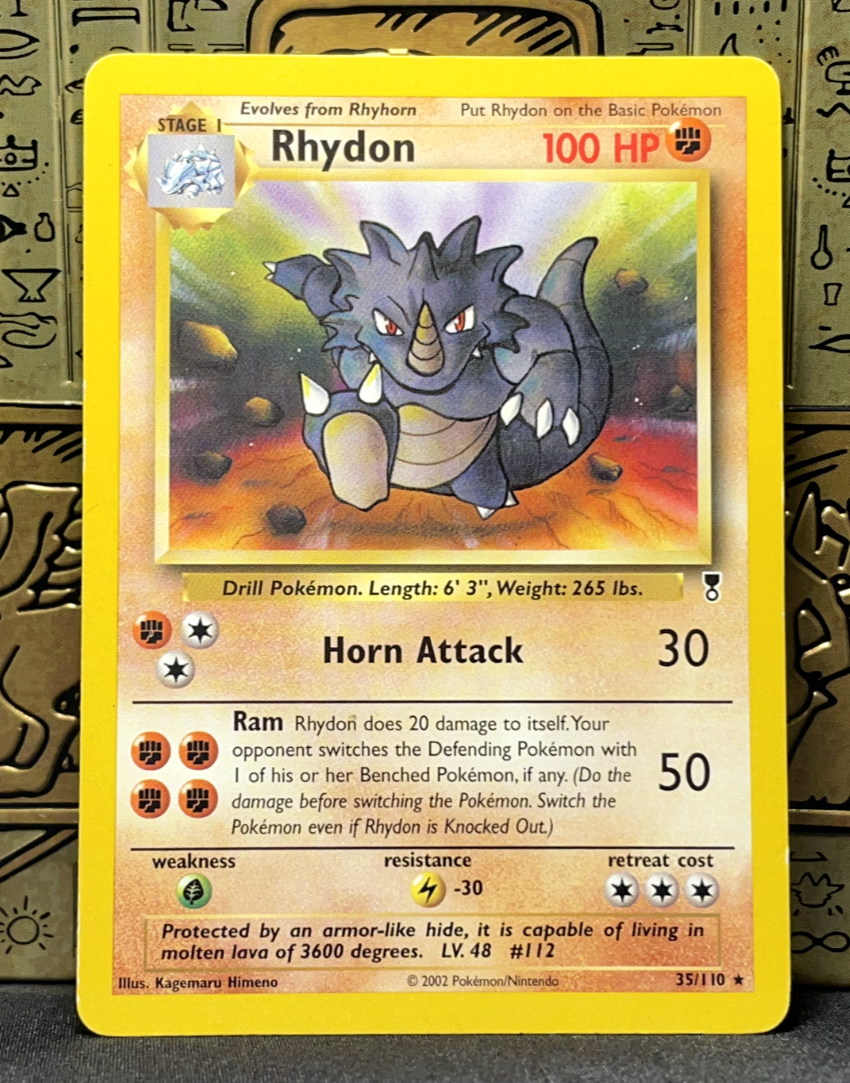 Pokémon TCG Rhydon Legendary Collection 35 Regular Rare for sale online ...