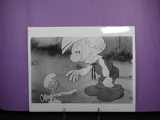 8"x10" B&W Celebrity Photo Picture The Smurfs Clumsy Smurf Peewit Flute