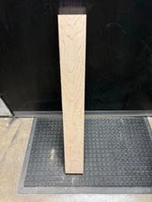 1.3”x3.5”x27” White Maple🍁 Guitar Neck Through KD deep tilt