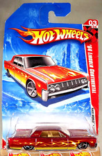 2010 Hot Wheels #211 Race World-Volcano 3/4 '64 LINCOLN CONTINENTAL Red w/OH5 Sp