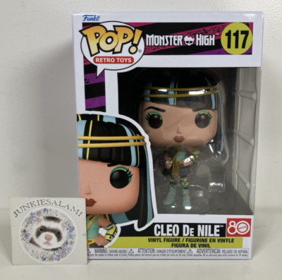 Monster High #117 Cleo De Nile Funko Pop! Retro Toys Mattel 80th