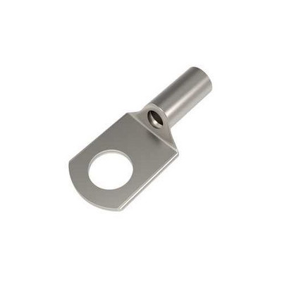 Burndy YAV10T3BOX, 14 Str, 12 to 10 Str/Sol, 1/4'' Stud, Ring Terminal, 1pc