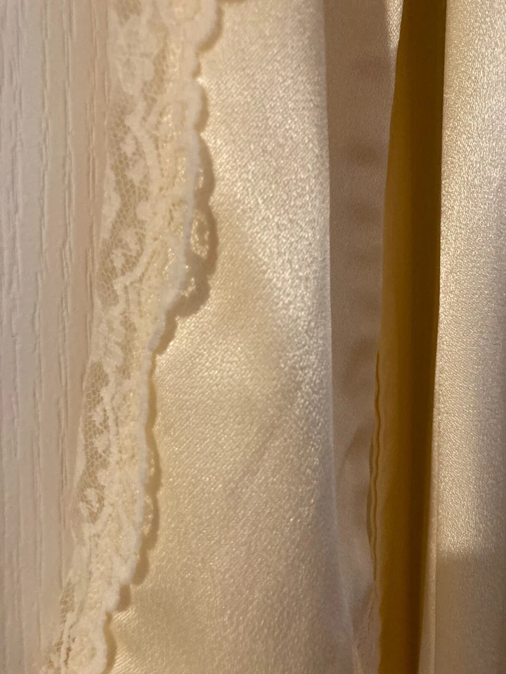 Vestido largo vintage Gunne Sax satinado XS buen estado general (ver descripción) Foto 3 de 4