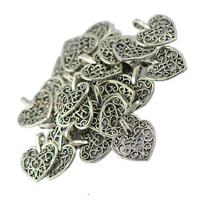 30 COCCINELLE forate in ARGENTO TIBETANO Charms Ciondolo Pendente ganci anellini
