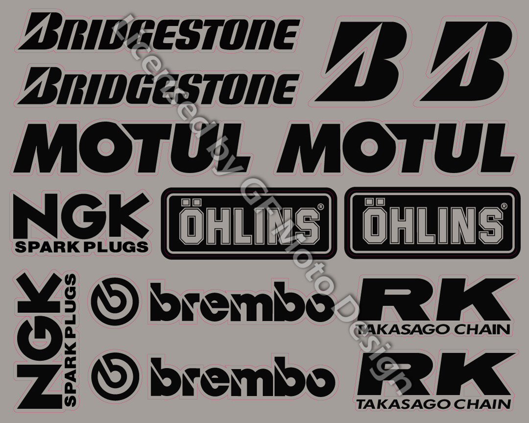 50th anniversary Decals kit YAMAHA YZ 250 2022-2024 by