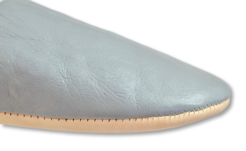 MOROCCAN LEATHER BABOUCHE SLIPPERS SHEEPSKIN SLIDES MULES WOMENS **HANDMADE** - Picture 185 of 205