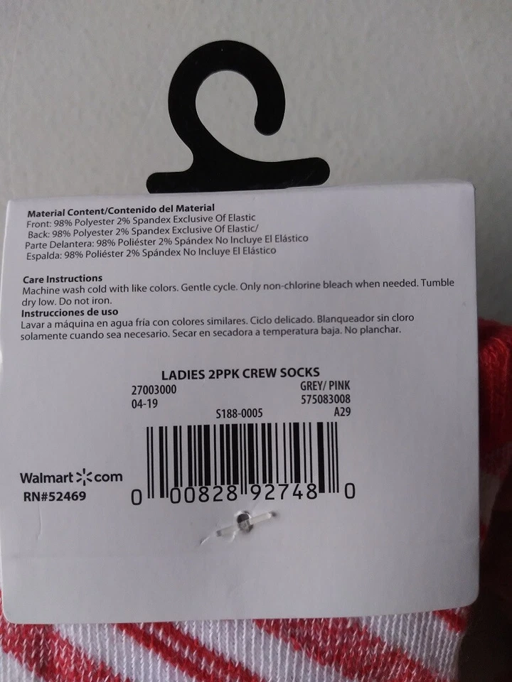 Pack de 2 calcetines cortos Holiday Time. Estampado de búho. Talla 4-10. Nuevo con etiquetas  Foto 3 de 4