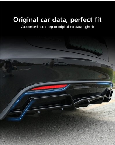 For Tesla Model 3 2024 2025 Highland Rear Diffuser Posterior Lip Accessories - Picture 3 of 13