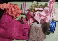 Lot S Ribbon Burlap Trim Various Sizes Colors Designs