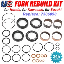 FORK BUSHING DUST OIL SEAL REBUILD KIT FOR HONDA GL1500 GOLDWING 88-00 GOLD WING