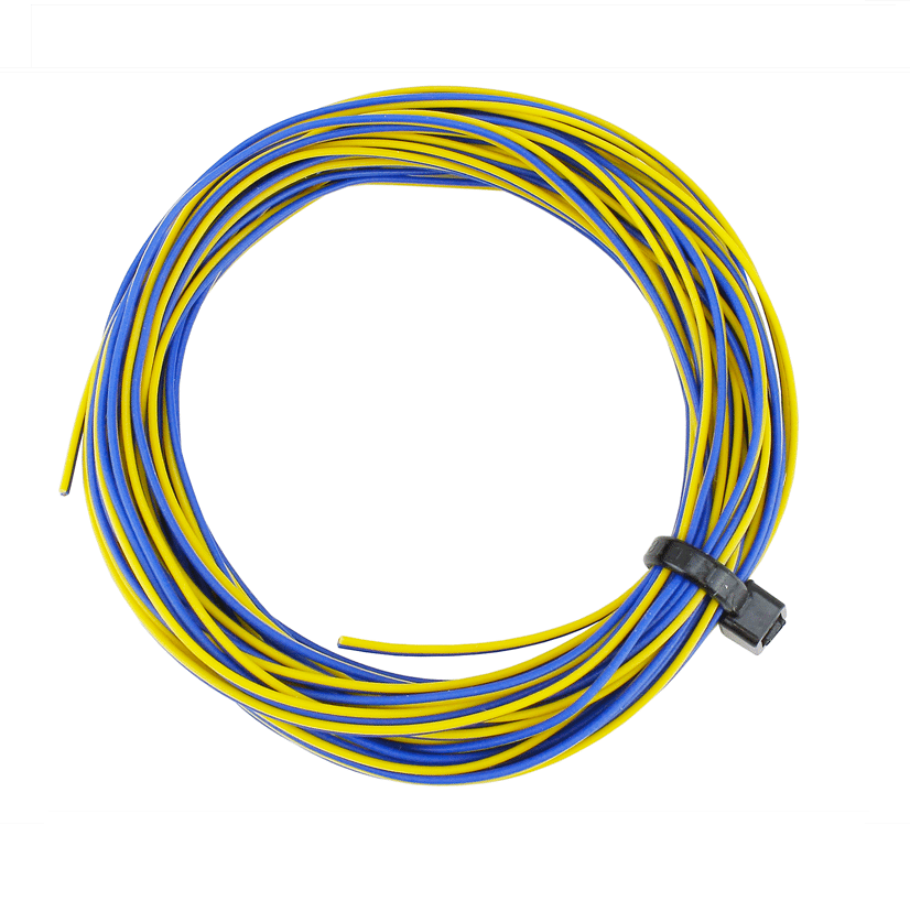 DCC Concepts DCW-32YBT Twin Decoder Wire 6 Metre (32g) Yellow/Blue