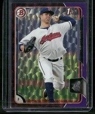 2015 Bowman #BP29 Luis Lugo Prospects Purple Ice #/50