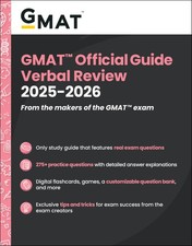 GMAT Official Guide Verbal Review 2025-2026: Book + Online Quest