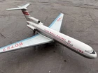 Vintage "TWA" Boeing 727 Airplane  B0727 Friction Tin Litho Japan 18” Long Marx