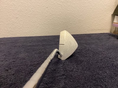 PLOP Icon Silver Mallet Putter Steel Shaft RH 35''