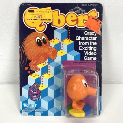 QBERT On Disc Rare 1983 Kenner Vintage Arcade Video Game Figure Sealed