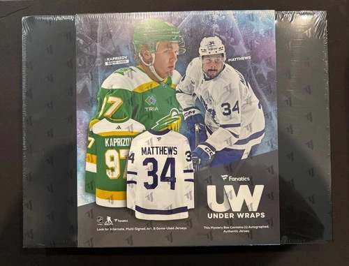 2025 NHL Fanatics Under Wraps Autographed Authentic Jersey Mystery Box 🔥