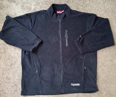 Supreme Polartec Zip Fleece Jacket Black Size XXL FW22 (Great Condition)