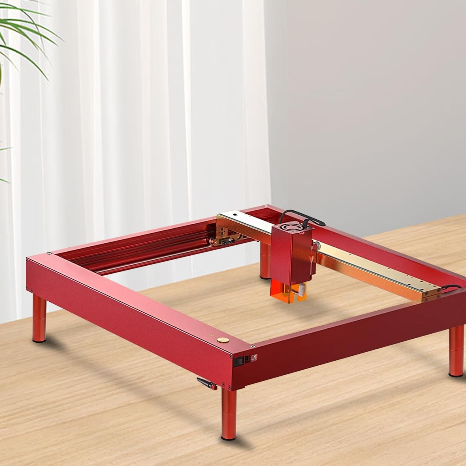 Laser Engraver Riser Raiser Footpads Red 4 Pcs for xTool D1