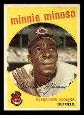 1959 TOPPS #80 MINNIE MINOSO INDIANS