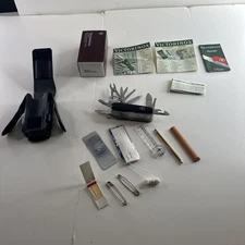 Vintage Victorinox Black Survival Kit - Swiss Champ - SOS Set - New Old Stock