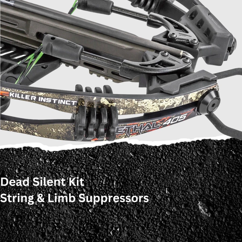 Killer Instinct Lethal 405 Scope Crossbow Package with 4x32 Crossbow Scope - Image 3 of 4