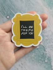 Friends Tv Show, Sticker, Frame, Peephole