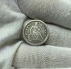 1853 Arrows Seated Liberty Dime Very Fine VF+ Coin N332