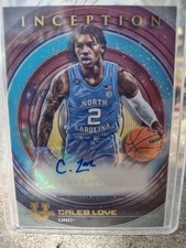 2023 Topps Bowman U Inception Caleb Love Prospect Autograph North Carolina