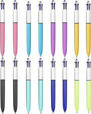16-Pack Multicolor Pens Ballpoint with Stylus Pens tip 4 color in one: red, blue