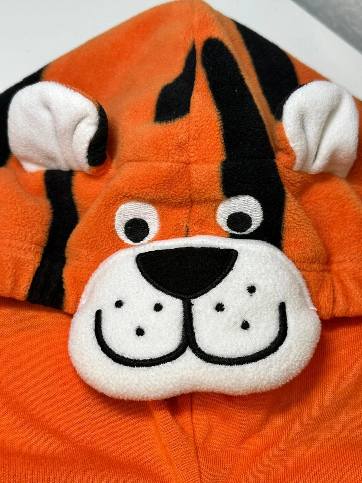 CARTER'S Tigre Halloween Disfraz 12M Bebé Niños Niñas Con Capucha Vellón Tigger Tony Foto 4 de 4