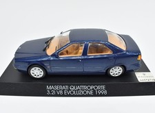 Leo Models Maserati Quattroporte Evoluzione Diecast Car 1:43 Blue, With Box