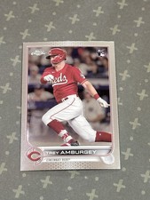2022 Topps Chrome Sonic Trey Amburgey Rookie #61 Cincinnati Reds RC (F)