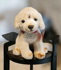 FAO Schwarz Adopt-A-Pets Plush Puppy Dog Stuffed Animal Toy NEW Labrador Style