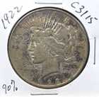 1922- P Peace Silver Dollar - 90% SILVER - ask4bud coin C3115