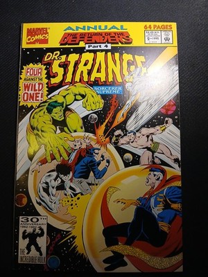 DOCTOR STRANGE ANNUAL #2 HIGH GRADE MARVEL ANNUAL BOOK VF