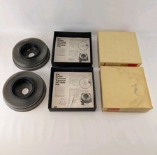  Lot Of 2 Kodak Carousel Transvue 140 Slide Tray Vintage Original Boxes USA
