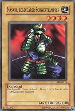 YuGiOh Masaki, legendärer Schwertkämpfer (V.1) SRL-DE116 Common Poor 1st