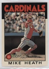1986 Topps Traded Collector's Edition (Tiffany) Mike Heath #46T