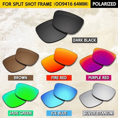 1.5MM POLARIZED Replacement lenses for Oakley Split Shot OO9416 64mm Frame