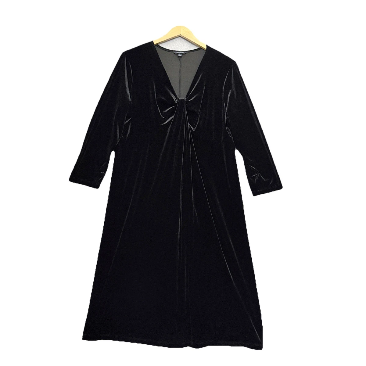 knee length dresses for ladies 3/4 Sleeves Midi Knee Length Dress 8526 Xs / Burgundy(Maroon) main image 0