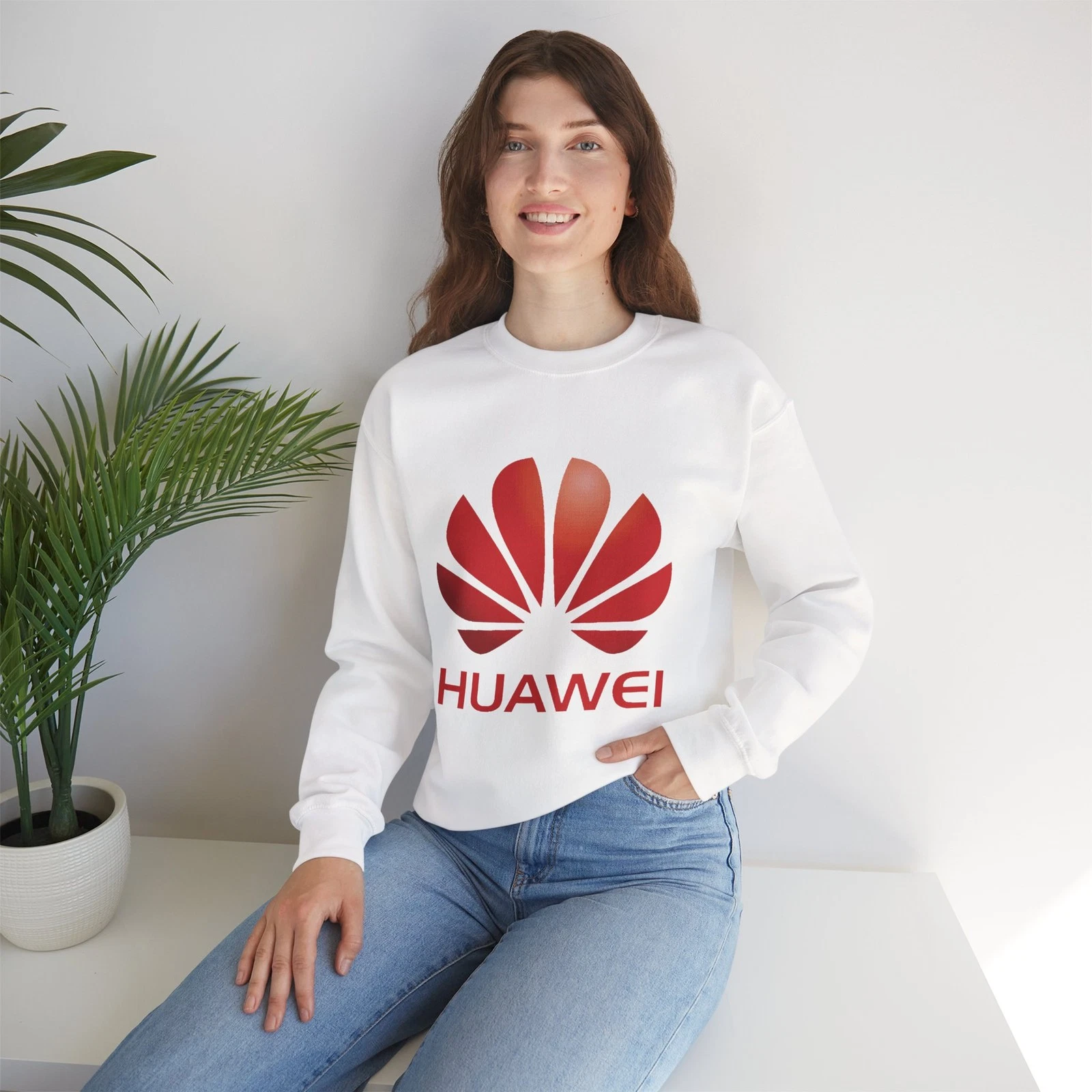 Huawei Logo Unisex Sweatshirt